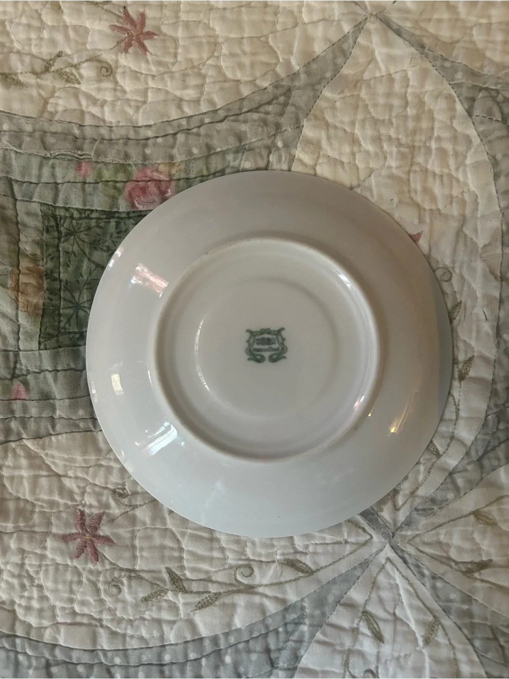 Two Ornate Tea Plates